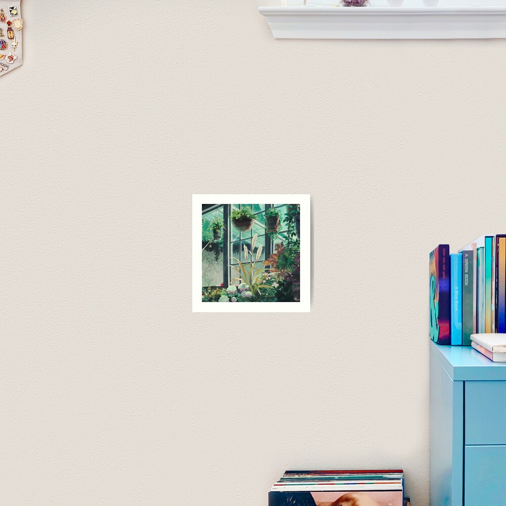 Anime Plants Scenery Art Print