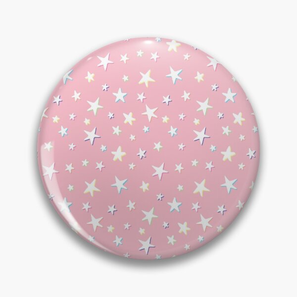 Item preview, Rainbow Stars on Pink - White Shadow designed and sold by fancyashell.