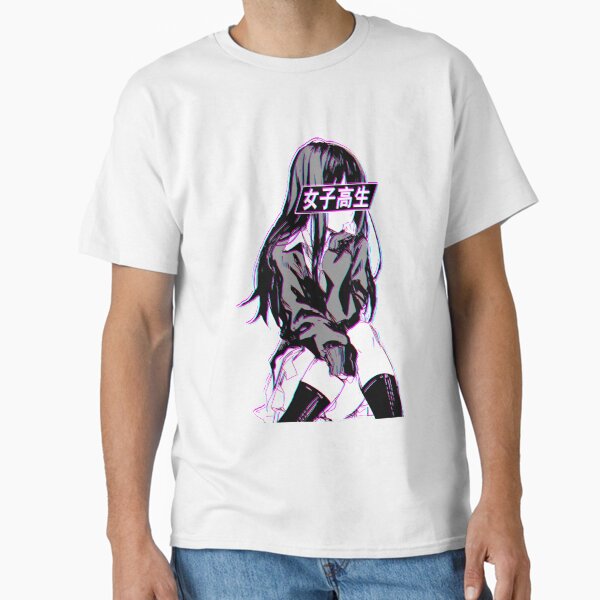 Item preview, SCHOOLGIRL GLITCH - SAD JAPANESE ANIME AESTHETIC designed and sold by PoserBoy.