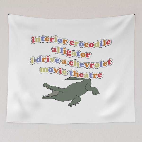 Item preview, interior crocodile alligator, I drive a chevrolet movie theatre designed and sold by gooddaygraphix.