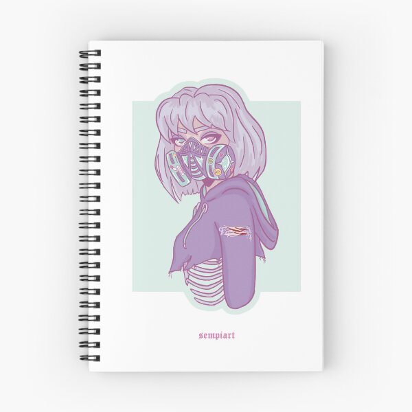 Item preview, pastel gas mask designed and sold by sempiart.