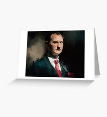 Mycroft Holmes Greeting Card