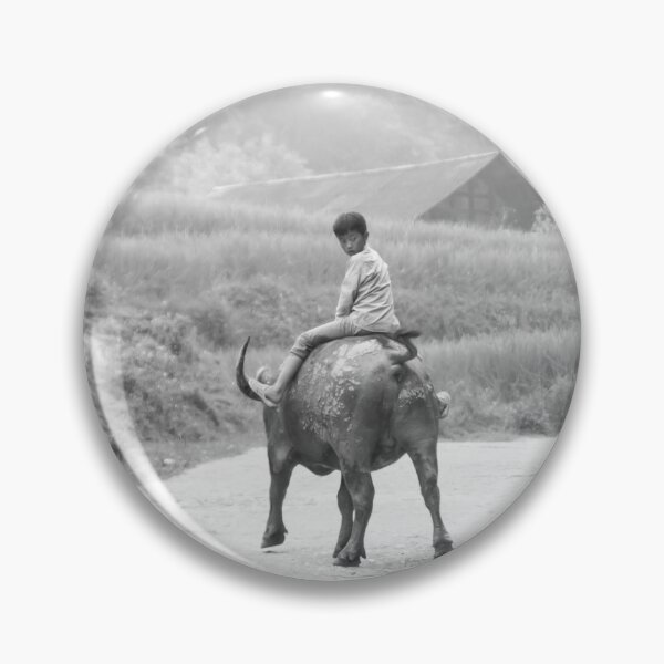Item preview, A Boy and His Buffalo - Sa Pa, Vietnam designed and sold by TRVLR Designs.