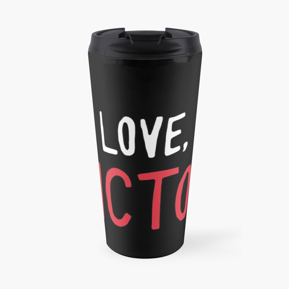 Love, Victor Logo White Mug