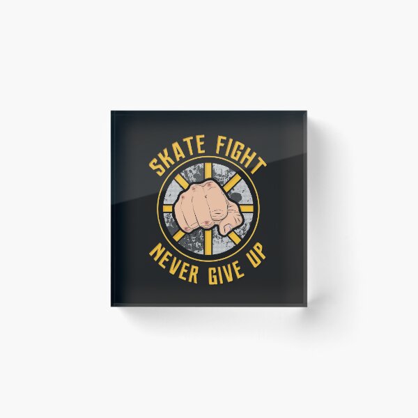 Artikelvorschau, Skate Fight niemals aufgeben entworfen und verkauft von LikeMindDesigns.