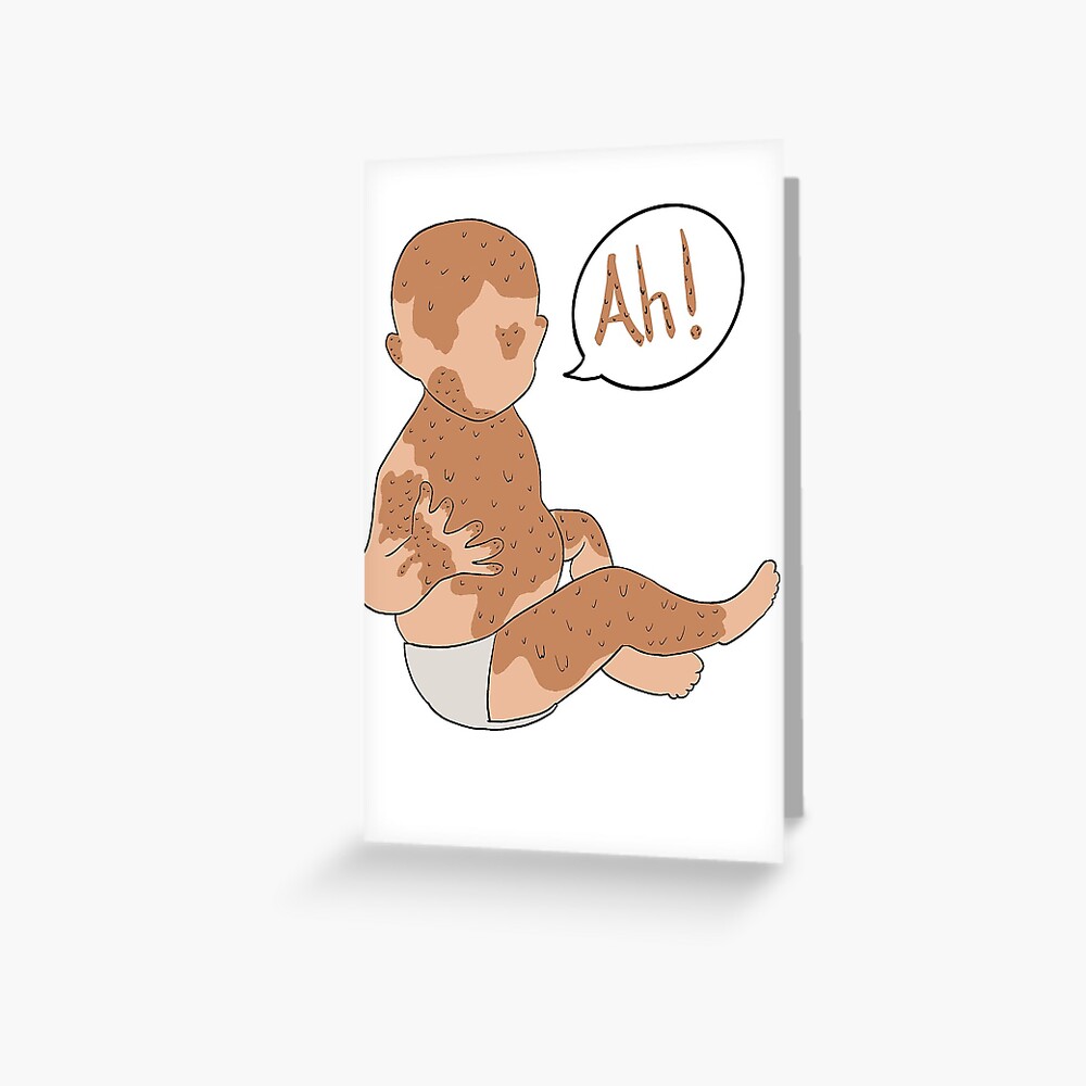 "Peanut Butter Baby" Greeting Card for Sale by spookyarts Redbubble