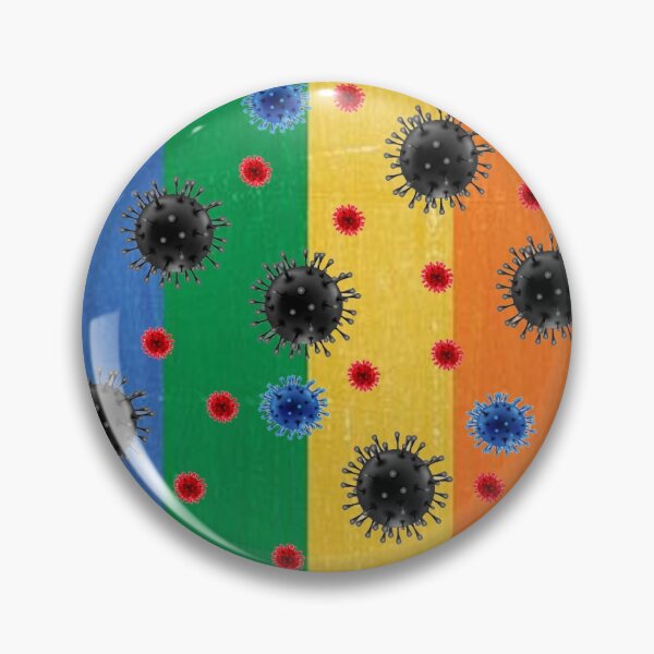 Item preview, Mixed Colour Coronavirus on Rainbow designed and sold by Wadewocks.