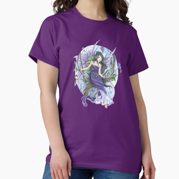 Item preview, Purple Wisteria flower fairy by Meredith Dillman designed and sold by Meredith Dillman.