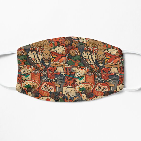 Japanese style mask Flat Mask