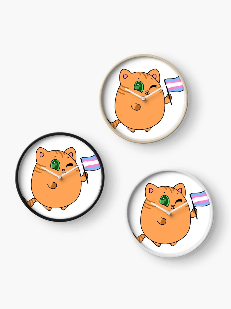 Thumbnail 3 of 4, Clock, Trans cat designed and sold by Rustmm.