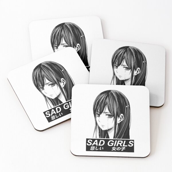 Item preview, SAD GIRLS - SAD JAPANESE ANIME AESTHETIC designed and sold by PoserBoy.