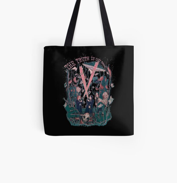 Out There Ode to The X Files All Over Print Tote Bag