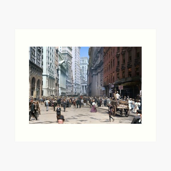 Artikel-Vorschau von Bordsteinmarkt in NYC, um 1900, designt und verkauft von Sanna Dullaway.
