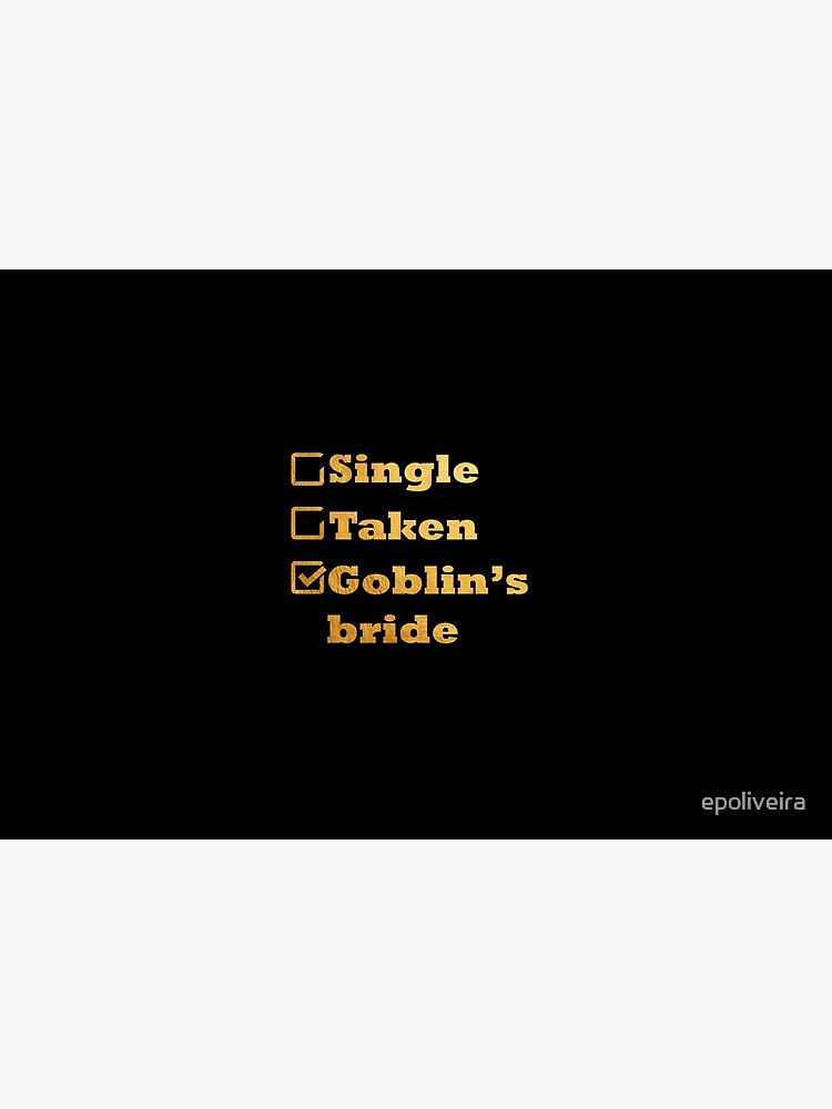 Single Taken Goblin's Bride Gold by epoliveira