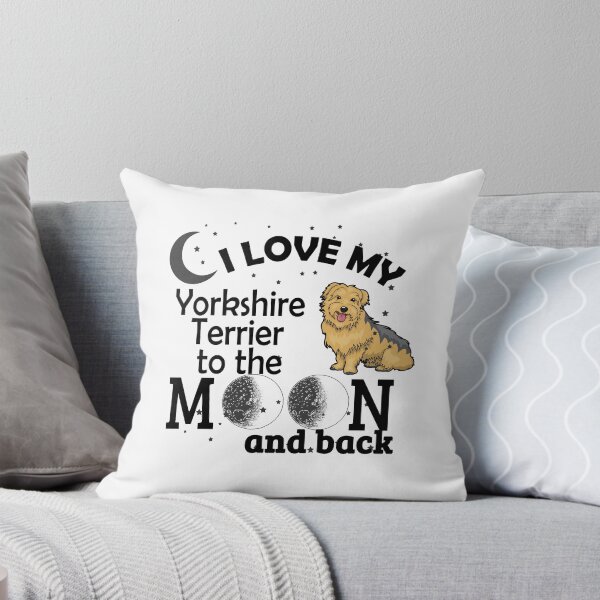 Item preview, I Love My Yorkshire Terrier To The Moon And Back! designed and sold by flipper42.