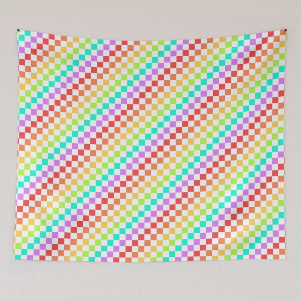 Item preview, Pastel Rainbow Checkerboard designed and sold by nats-designs.