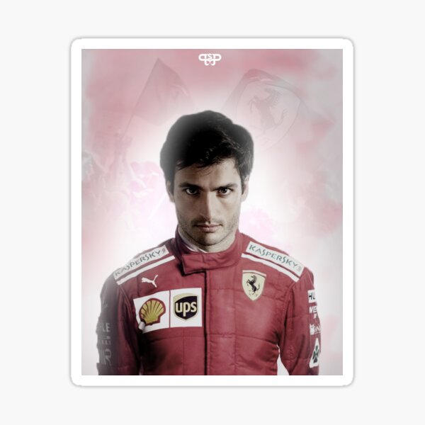 CARLOS SAINZ FERRARI 2021 Pegatina