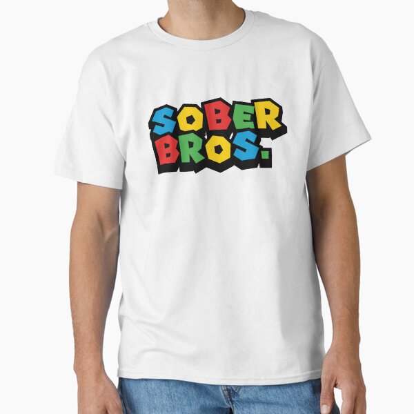 Item preview, Super Sober Bros  - Staying Sober Drug Addiction designed and sold by tees4gees.