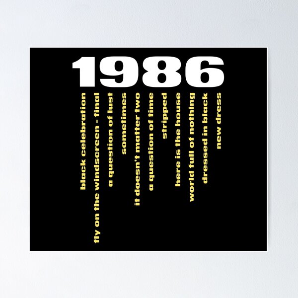 1986 Black Celebration