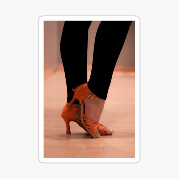 Woman Dance shoes Sticker