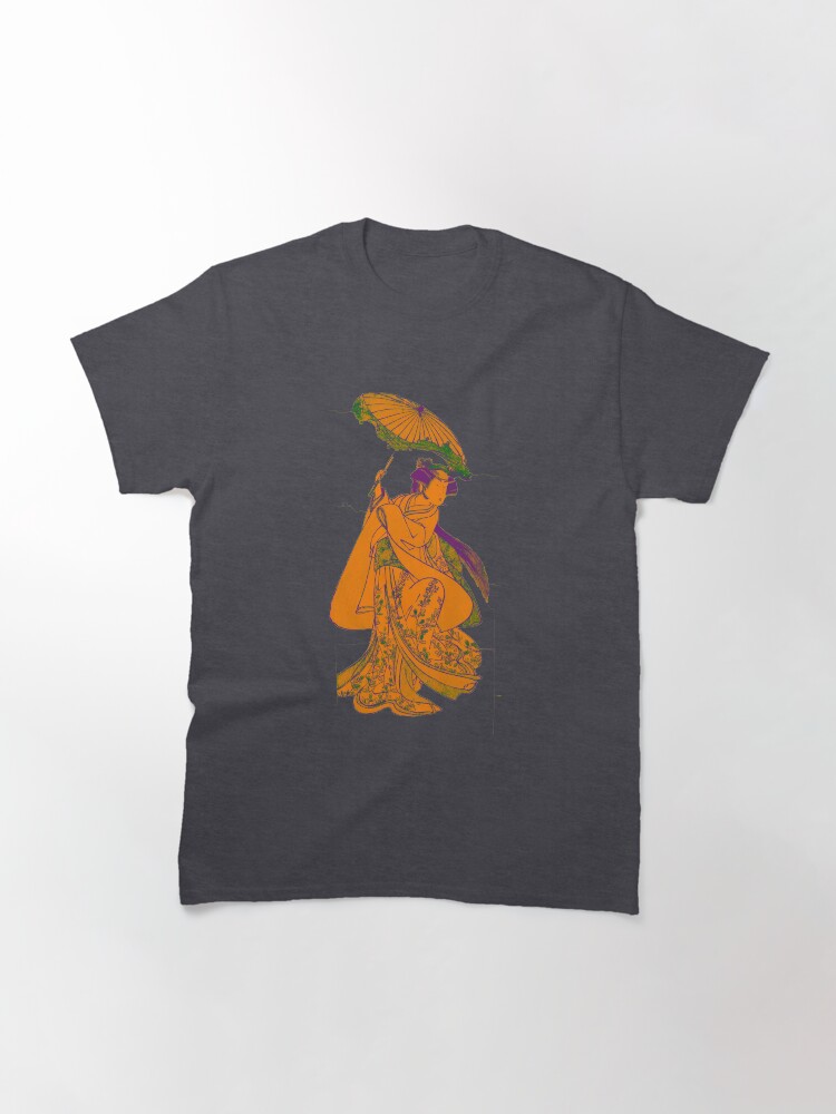 Alternate view of Yellow Japan Geisha Art Classic T-Shirt