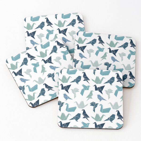 Item preview, Origami Birds in Light Blue designed and sold by PipitAndFox.