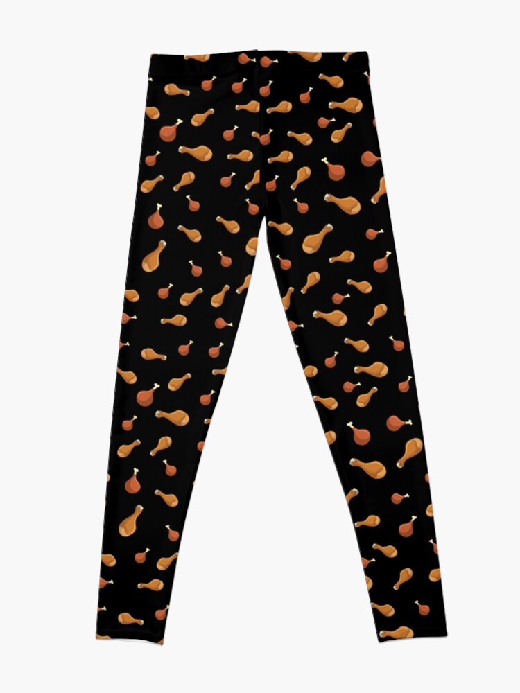 Chicken Leg Pattern Leggings