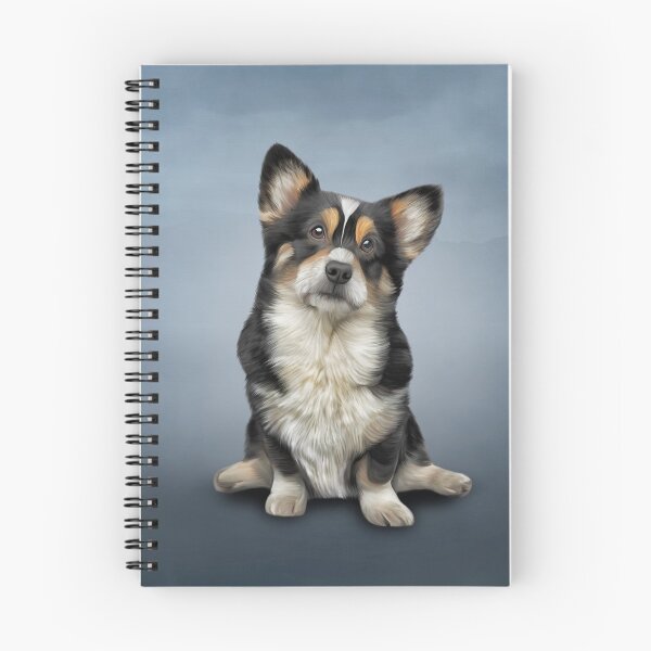 Item preview, Drawing Dog Welsh Corgi black designed and sold by bonidog.