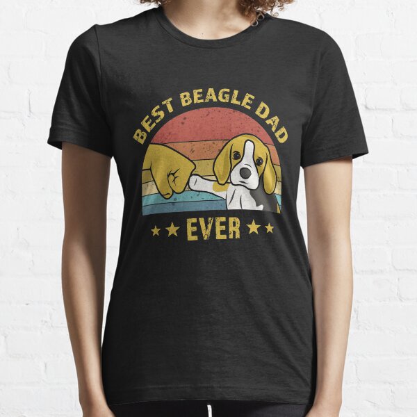 Best Beagle Dad Ever Design Gift Idea for Dog Owner Essential T-Shirt