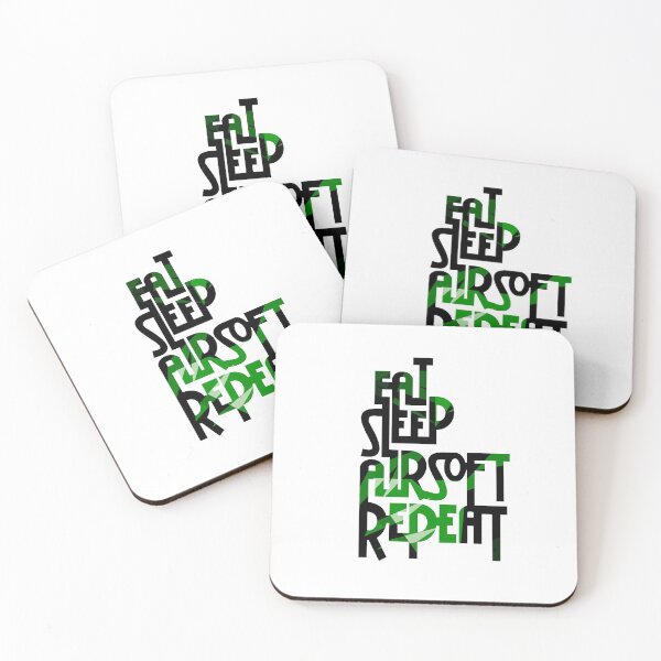 Item preview, Eat.Sleep. Airsoft. Repeat. - #1 - Green Camo Design - Morale Collectable Airsoft - Airsoft Loadout Design designed and sold by AirsoftBD.