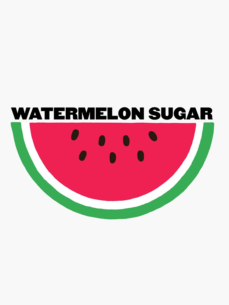 Harry Styles Watermelon Sugar Sticker For Sale By Madisonmatheny Redbubble 0655