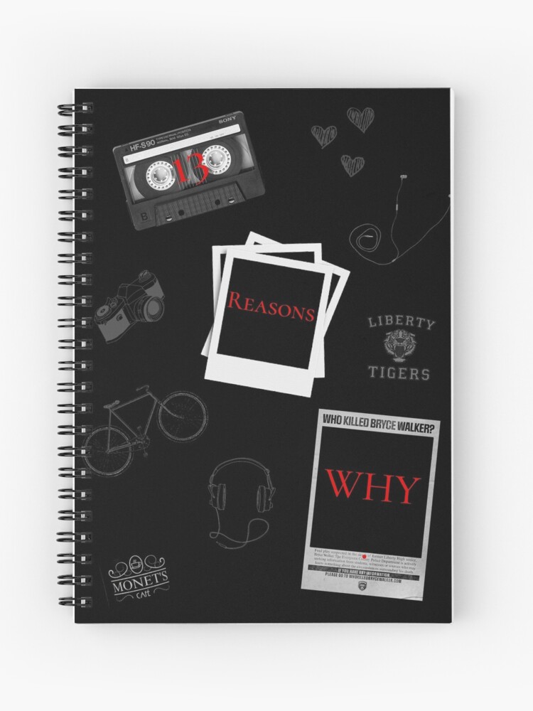 13 Reasons Why&quot; Journal for Sale by Rosemary shop | Redbubble