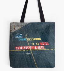 Runway Instructions Tote Bag