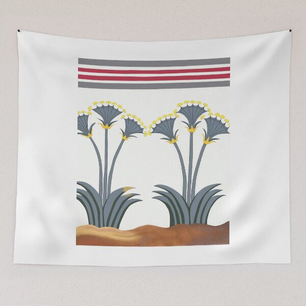 Item preview, Minoan Sea Daffodils "Lilies" Fresco Restoration designed and sold by W. Sheppard Baird.