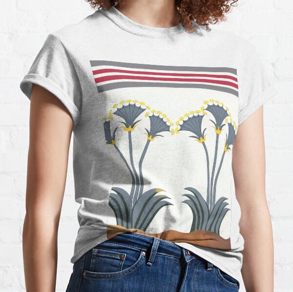 Minoan Sea Daffodils "Lilies" Fresco Restoration Classic T-Shirt