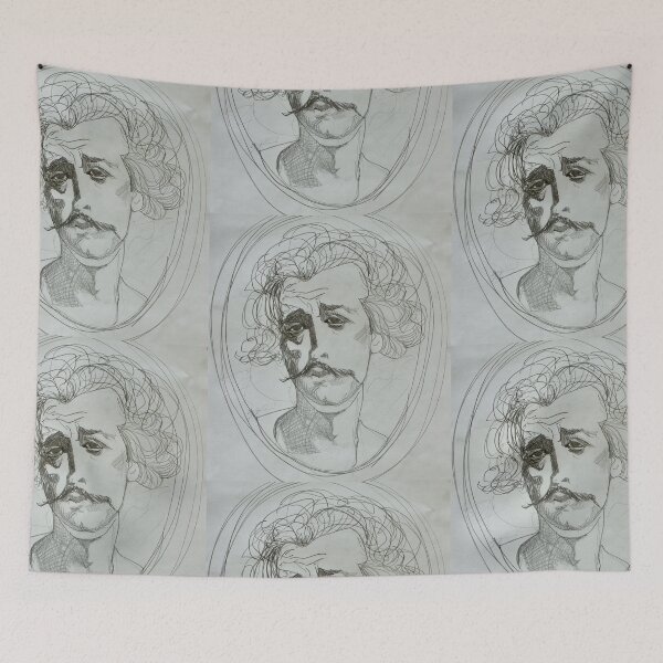 Item preview, Man with mustache designed and sold by Estelle Bajou.