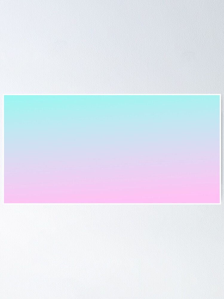 "blue to pink aesthetic" Poster by emma-johnston | Redbubble