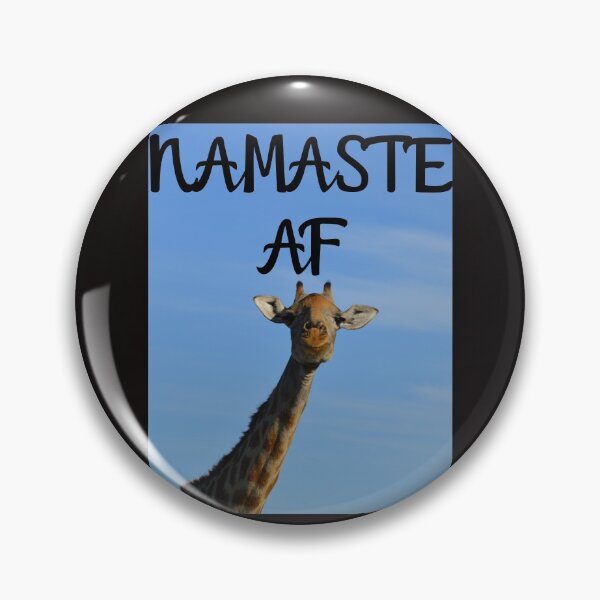 Item preview, Namaste AF Giraffe designed and sold by Mamalia.