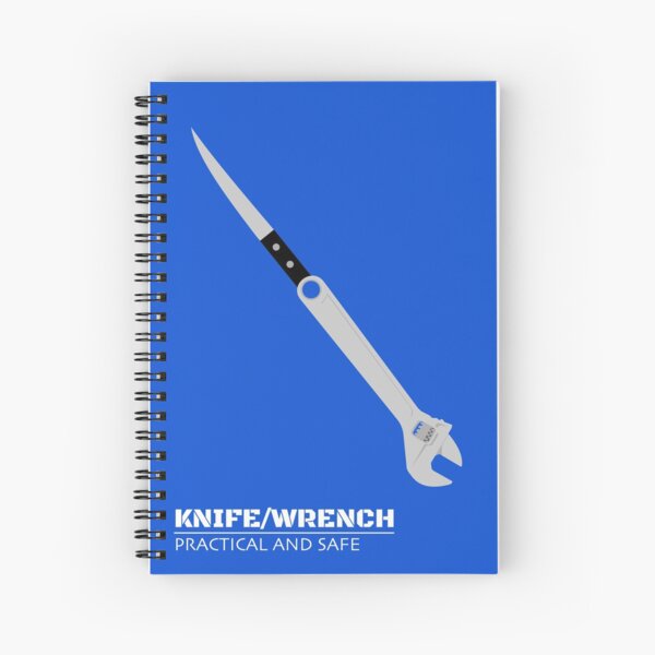 Knife Wrench Spiral Notebook