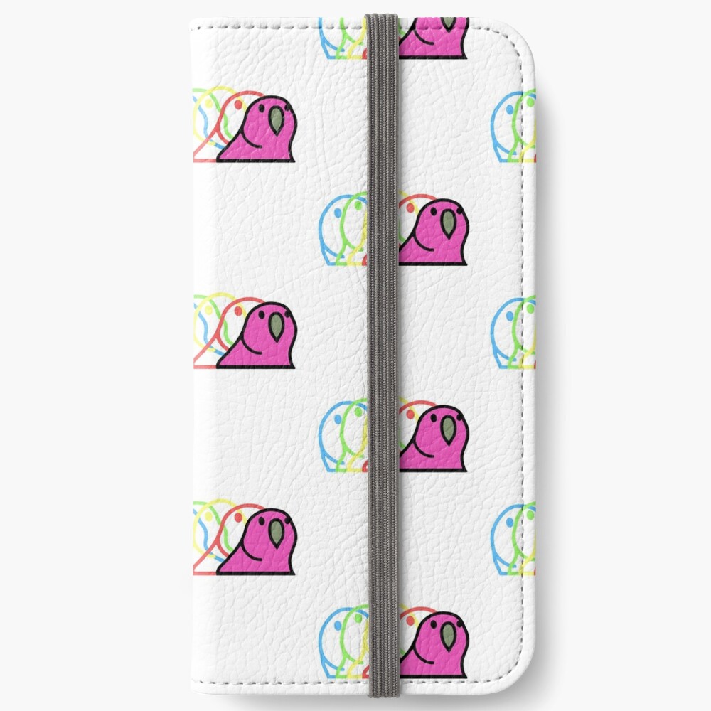 Party Parrot Emoji Gif Iphone Wallet By Shifterdesign Redbubble