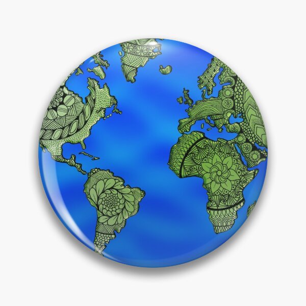 Item preview, World Map Mandalas designed and sold by MagicMama.