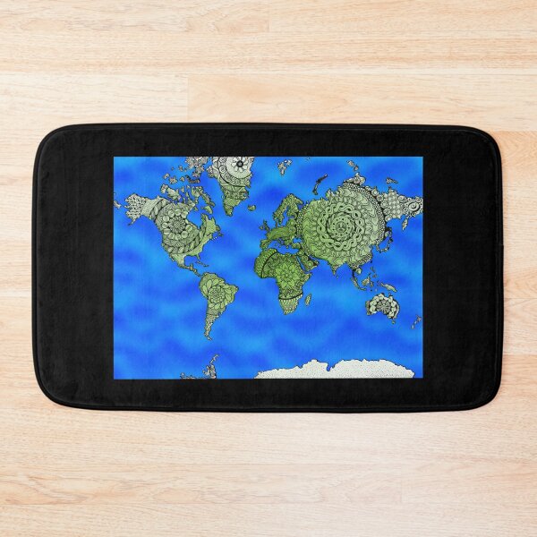 Item preview, World Map Mandalas designed and sold by MagicMama.