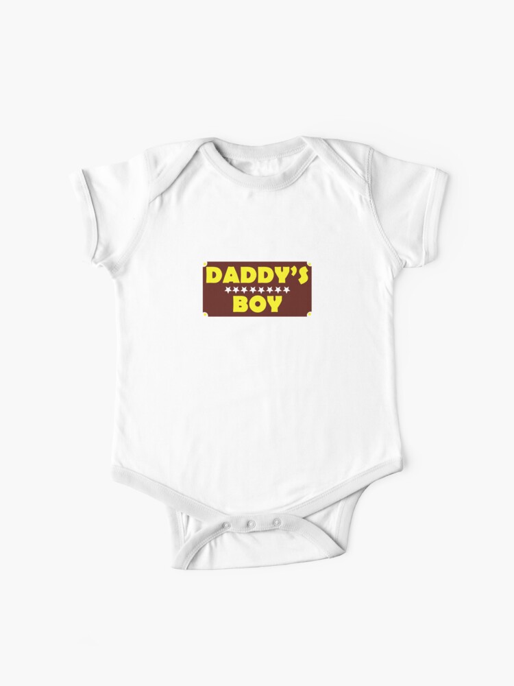 daddys boy baby shirt