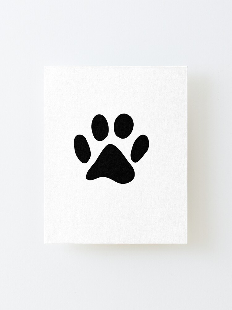 Paw print , puppy paw pattern" Mounted Print bambino12345678 |