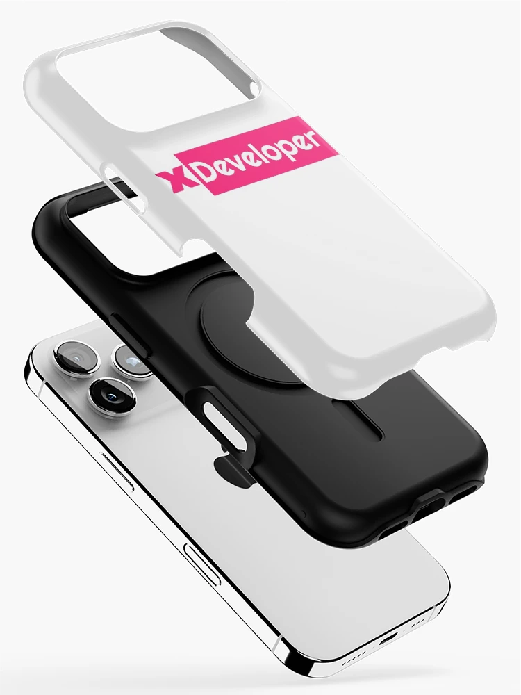 Thumbnail 2 of 4, iPhone Case, X Developer Pink, Coding, Programming designed and sold by IASunshine.