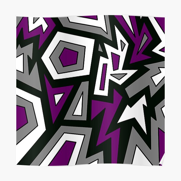 Jersey Design Vector Design Images, Black Gray Purple Patterned