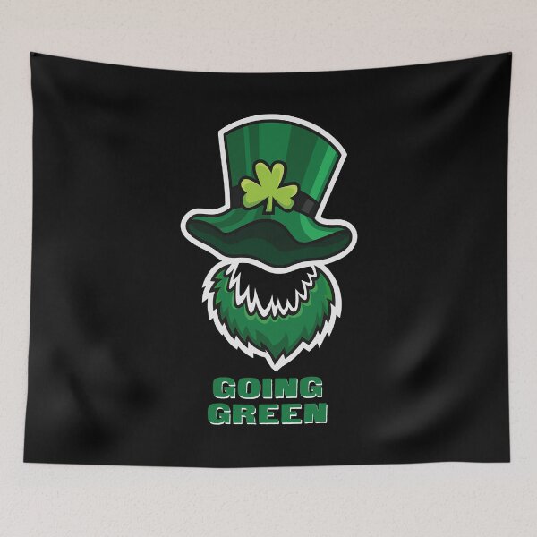 Item preview, Go Green St. Patricks Day Hat Beard designed and sold by KoolMoDee.