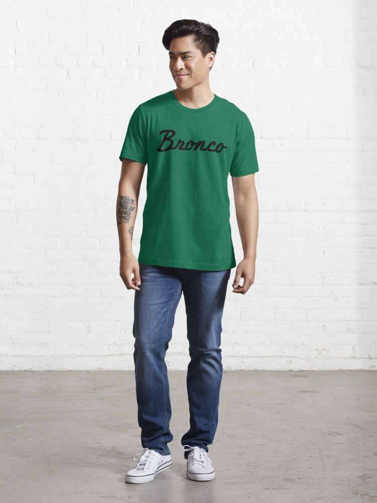 Ladies Ford Bronco Script Premium Tee, Medium / Military Green