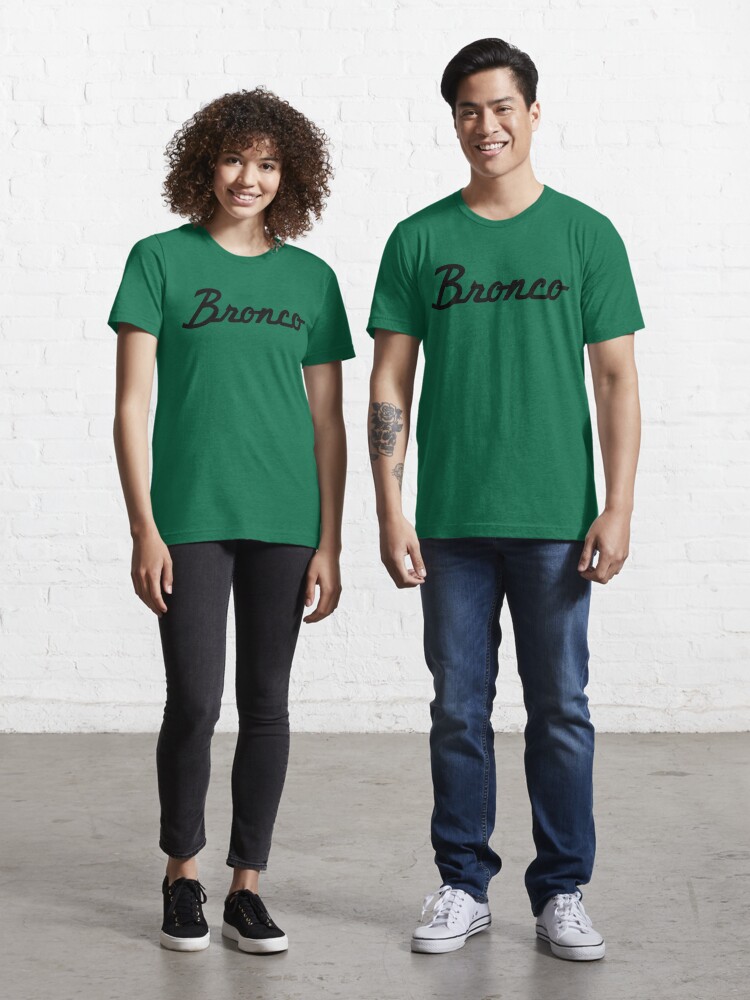 Ladies Ford Bronco Script Premium Tee, Medium / Military Green