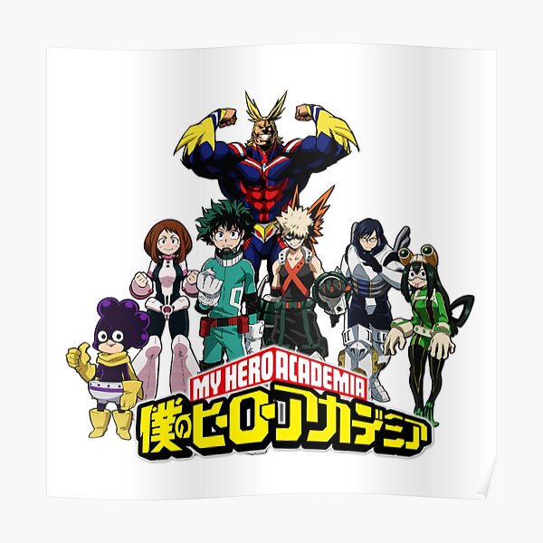 Anime Mha Poster For Sale By Xxmultifxndomx Redbubble